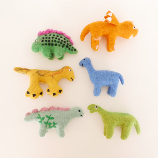Felted Dinosaurs