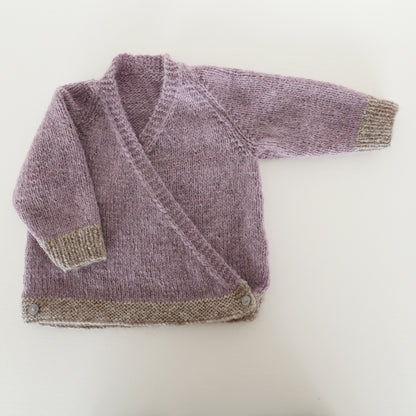 Cross Over Cardigan in Lavender Dream