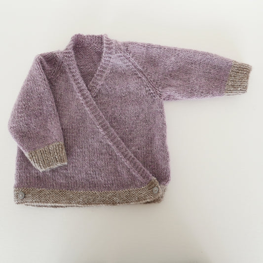 Cross Over Cardigan in Lavender Dream