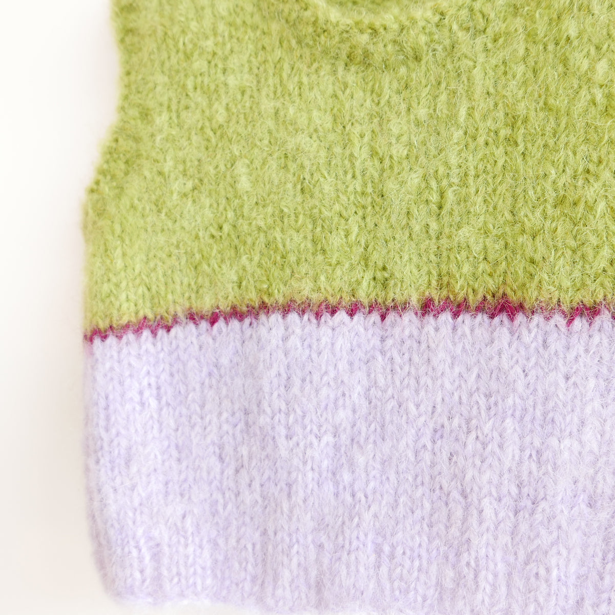 Hand knitted vest - Iris