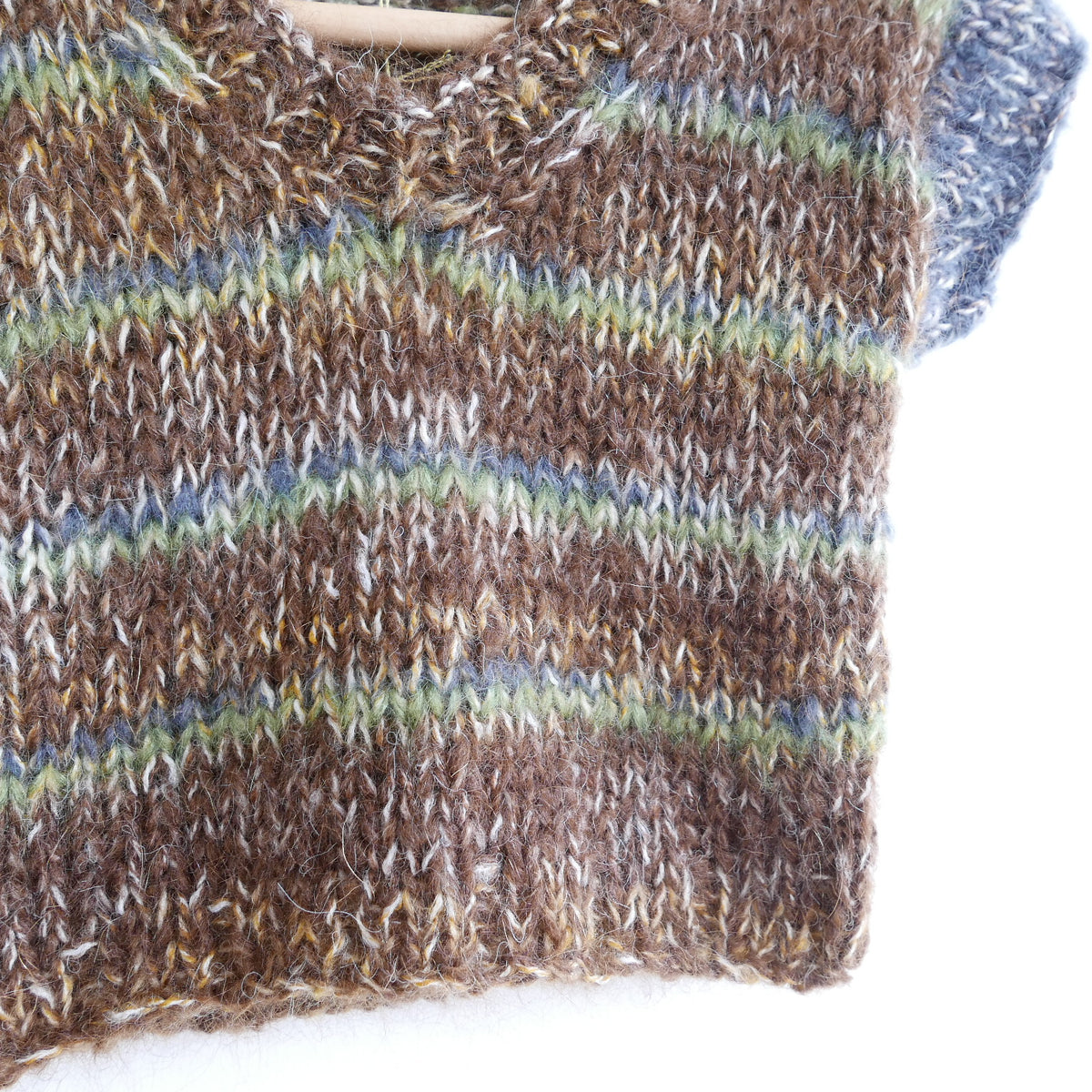 Hand knitted vest - Forest