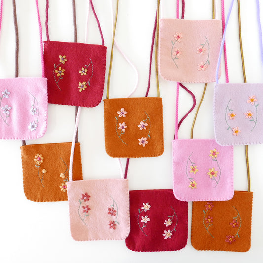 Treasure Bag - Reds and Pinks