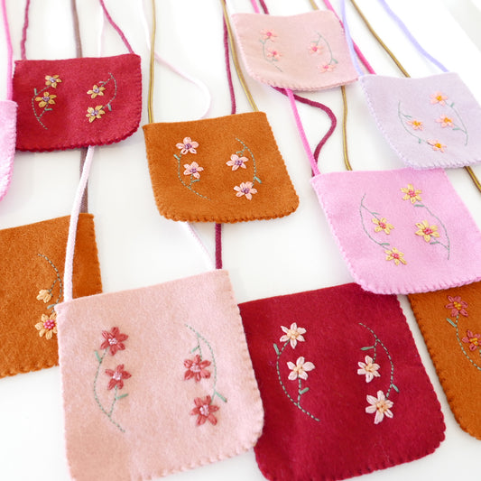 Treasure Bag - Reds and Pinks