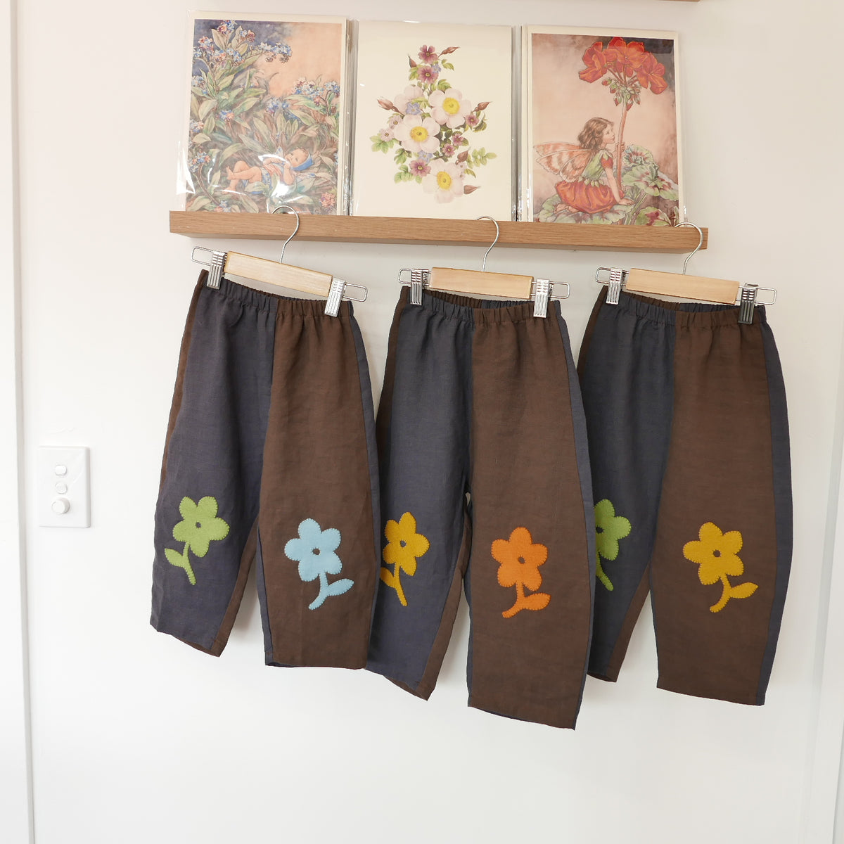 Widdettes - Pixie Pants in Jester with Applique