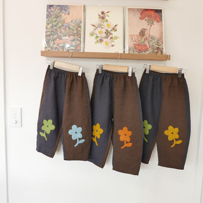Widdettes - Pixie Pants in Jester with Applique