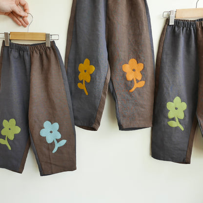 Widdettes - Pixie Pants in Jester with Applique
