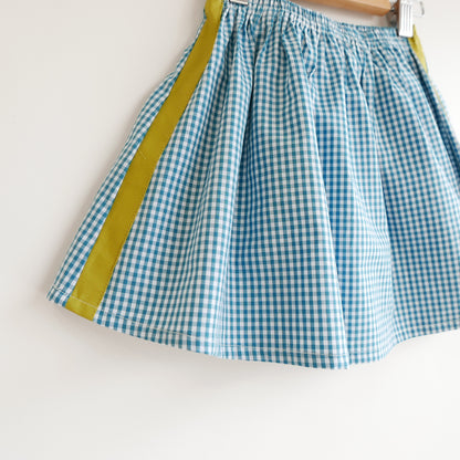 Widdettes - Susie Skirt in Spinach + Kiwifruit