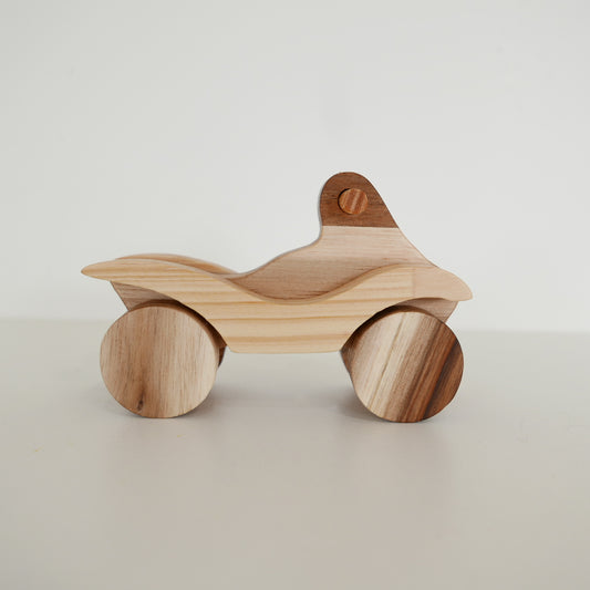 Wooden Motorbike