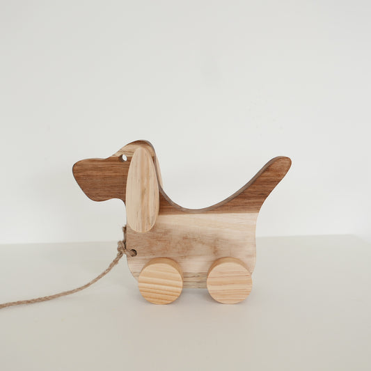 Wooden Pull Along Puppy