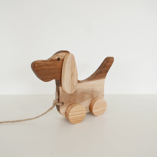 Wooden Pull Along Puppy