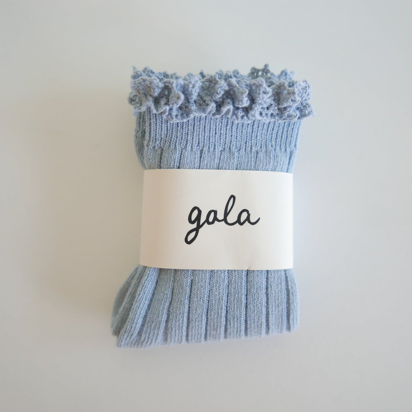 Ruffle Socks - Cornflower