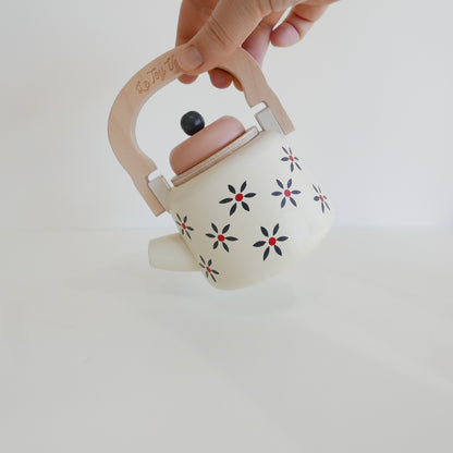 Vintage Wooden Teapot